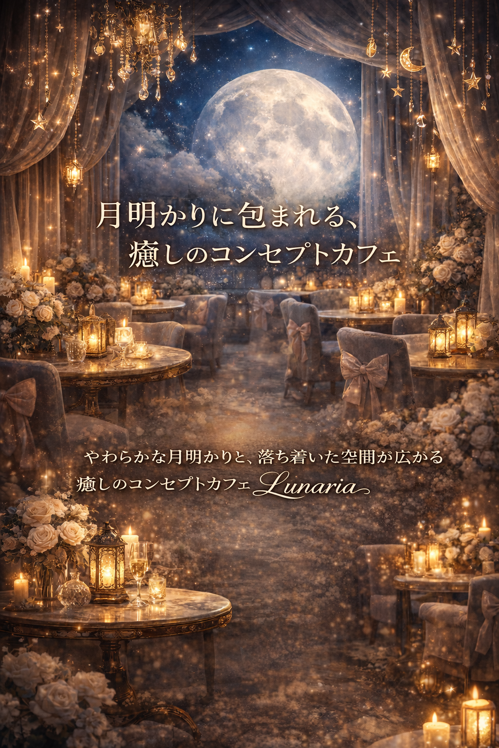 新店舗 横浜のコンセプトカフェLunaria コンセプトイメージ